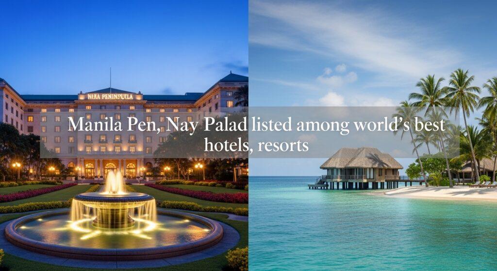 Manila Pen, Nay Palad listed among world’s best hotels, resorts
