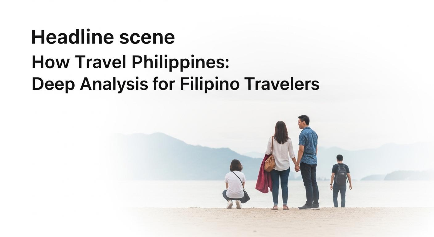 Weather Forecast and Travel: LPA Updates for PH Journeys Editorial illustration of a traveler planning journeys in the Philippines with maps and airline icons.