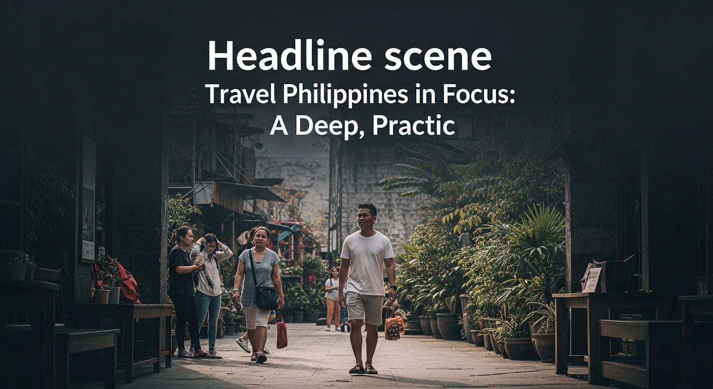 how Travel Philippines: Travel Philippines in Focus: A Deep, Practic Traveler planning a trip in the Philippines with a smartphone and map, featuring a Xiaomi device.