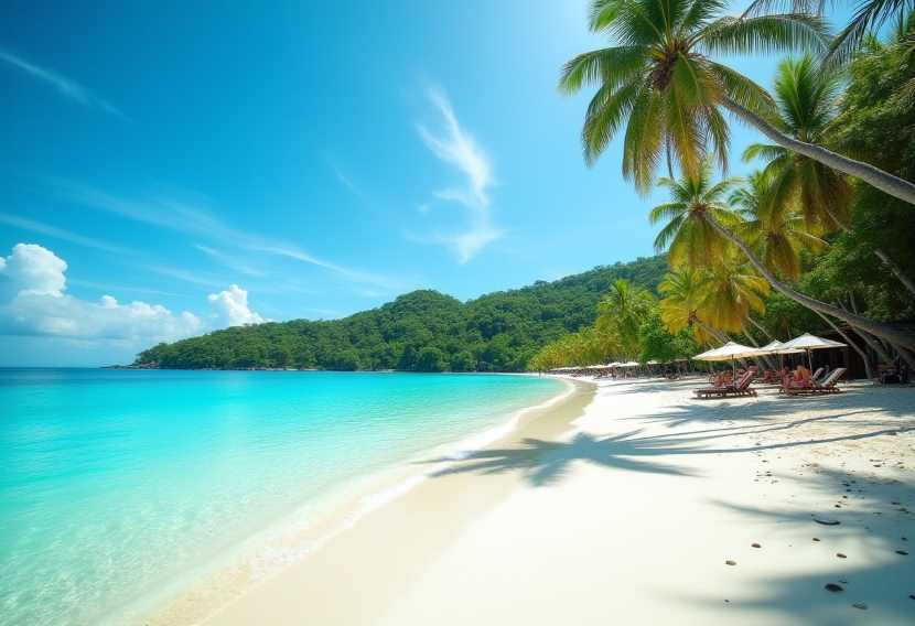 boracay white sand beach tropical island philippines