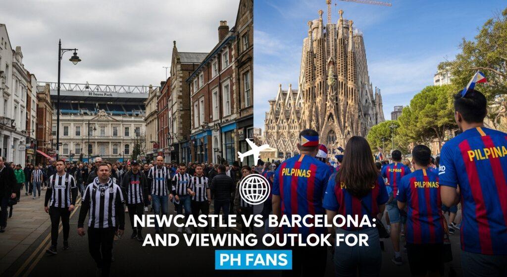 Newcastle vs Barcelona: Travel and Viewing Outlook for PH Fans image