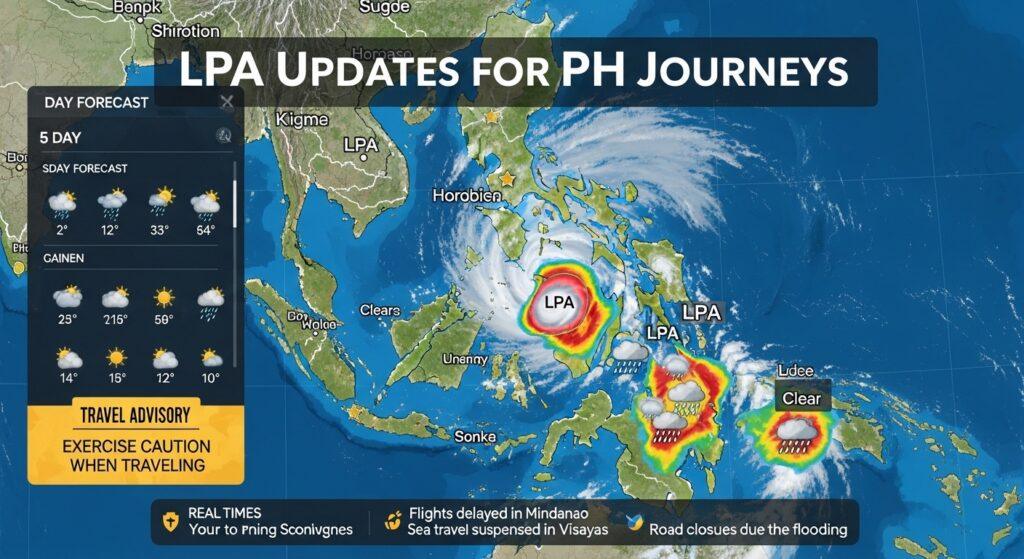 Weather Forecast and Travel: LPA Updates for PH Journeys image