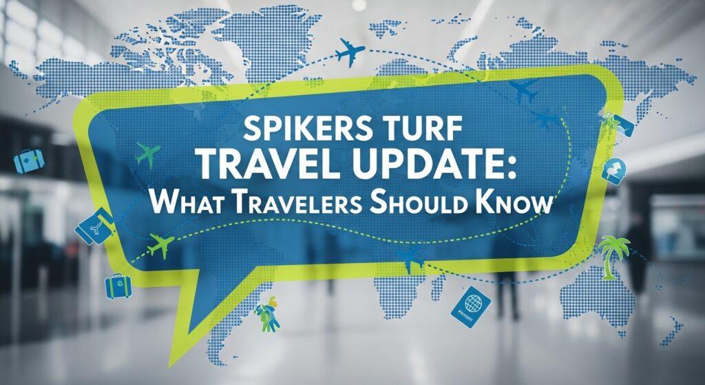 Spikers Turf Travel Update: What Travelers Should Know