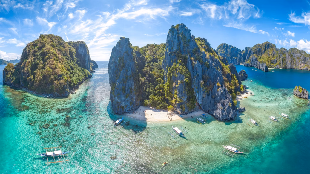 Philippines tropical beach island