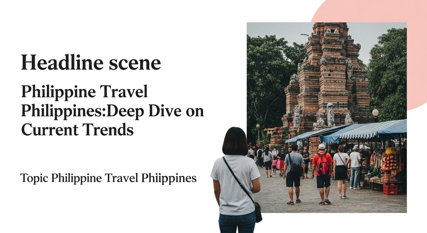 Philippine Travel Philippines: Deep Dive on Current Trends Busy Philippine airport terminal with travelers and luggage at sunrise