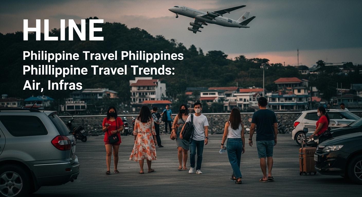 Ekaterina Alexandrova: Travel Insights for Filipino Tennis Fans Travelers at a modern Philippine airport using smartphones and luggage in a brightly lit terminal