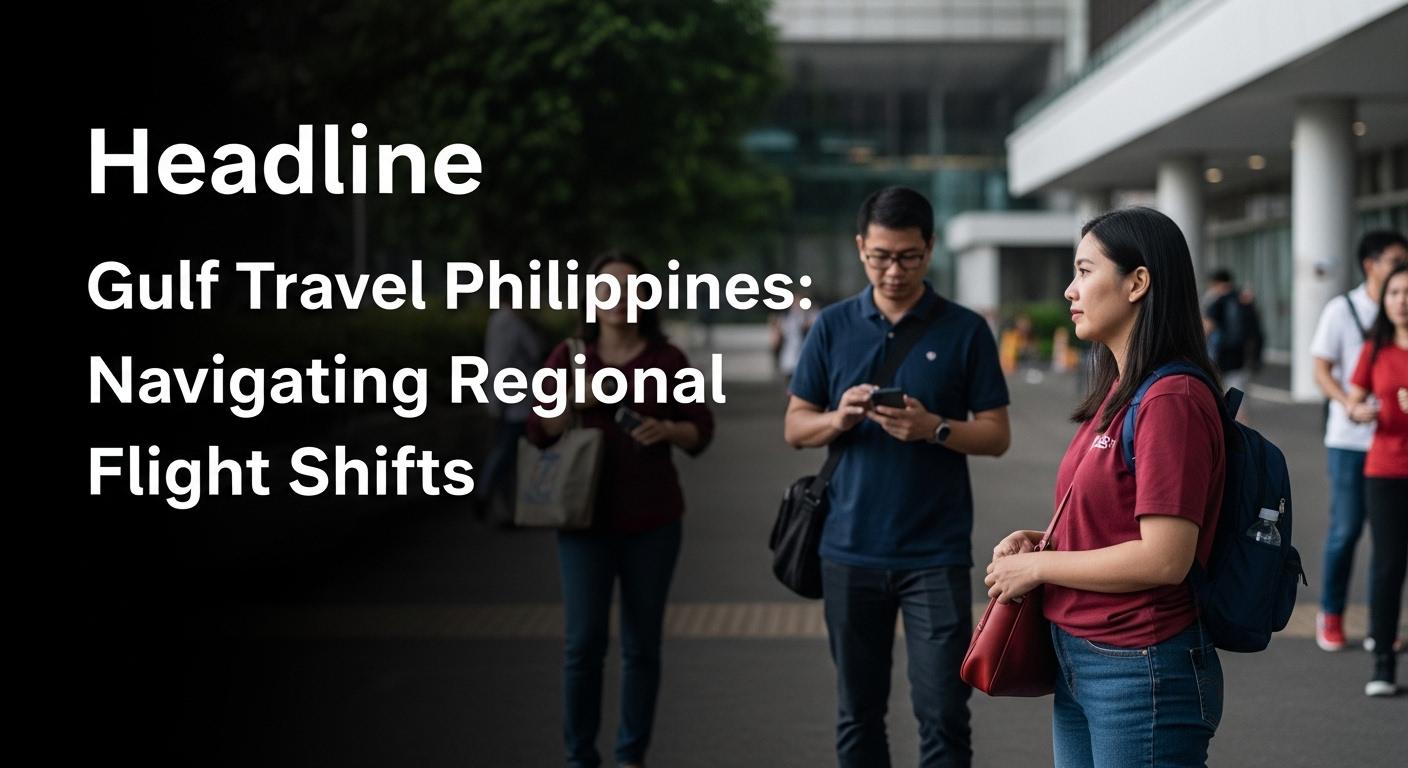 Thunderstorms and Travel: Practical Planning for the Philippines Gulf hub airport silhouettes guiding Philippine travel planning.