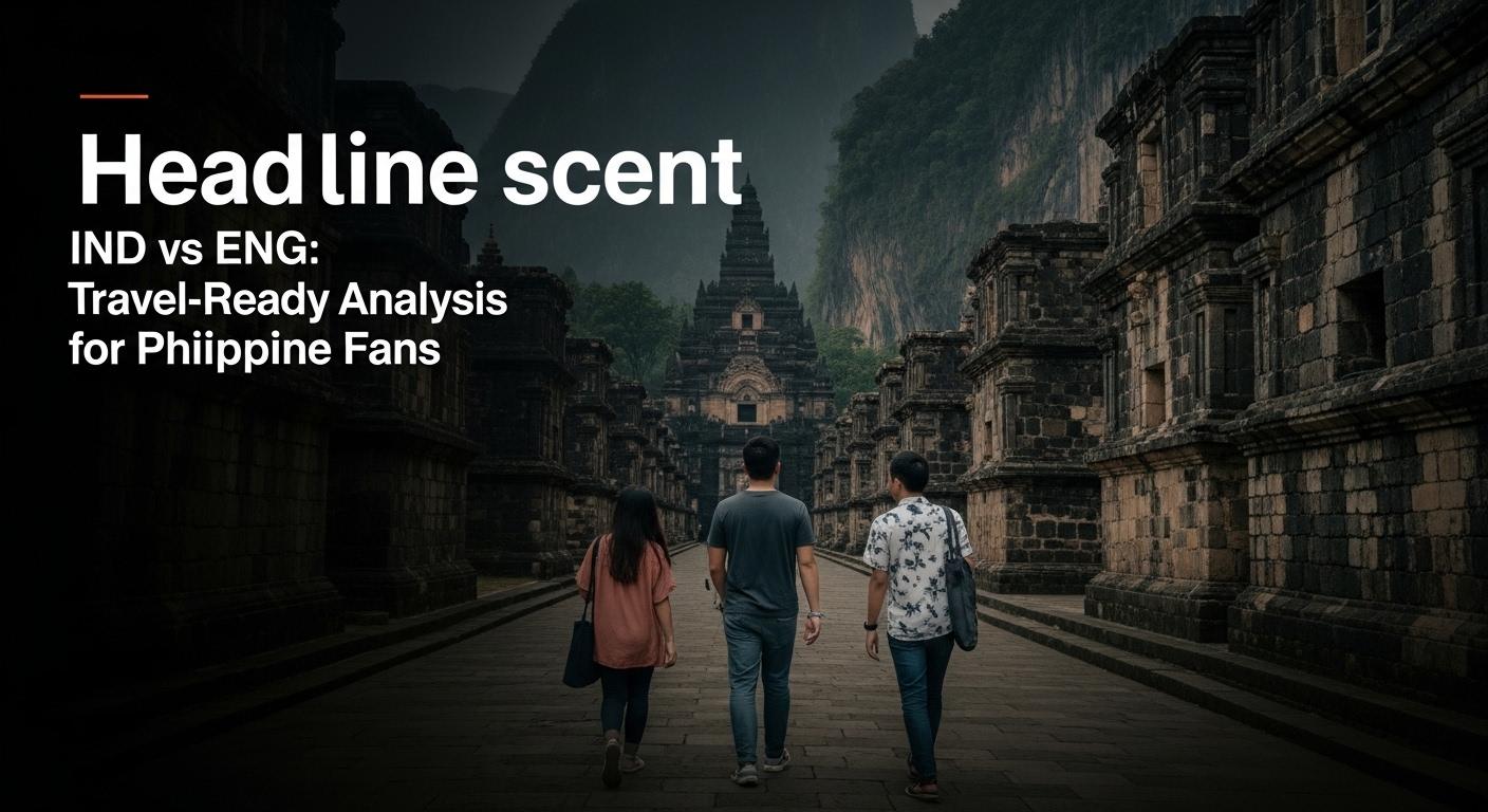 IND vs ENG: Travel-Ready Analysis for Philippine Fans Editorial illustration of IND vs ENG travel planning for Philippine fans