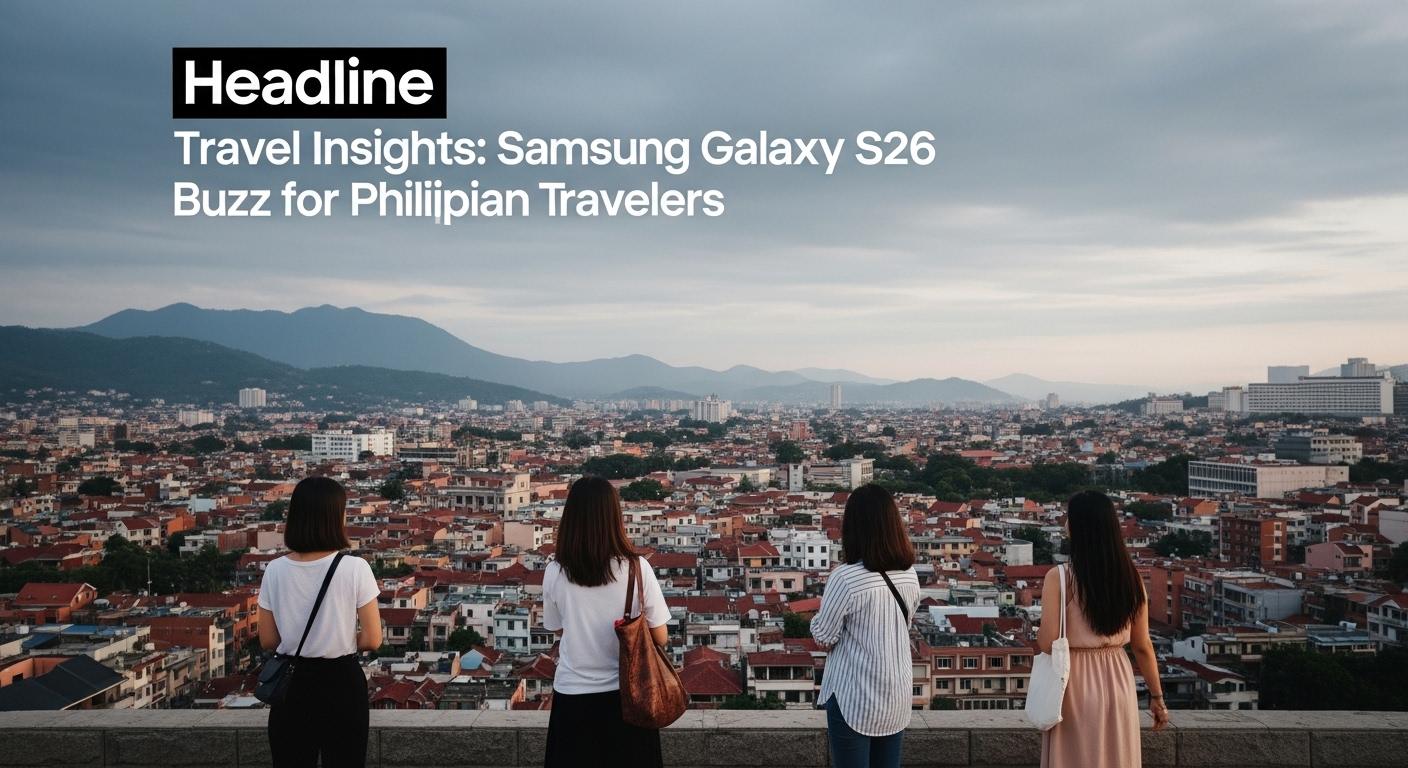 Travel Insights: Samsung Galaxy S26 Buzz for Philippine Travelers Traveler using Samsung Galaxy S26 during Philippines travel